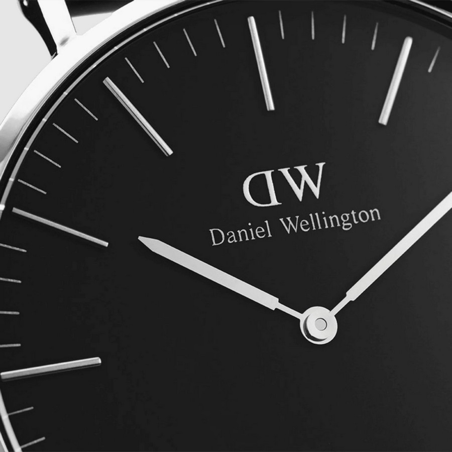 Đồng Hồ Dw Daniel Wallington Classic Durham Nam Đen Nâu Xám